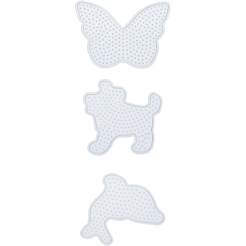 folia plaques à perles monde animal, assorties, 3 pièces